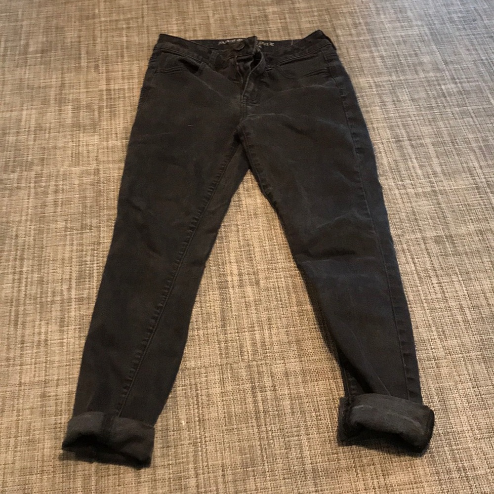 Black American eagle pants